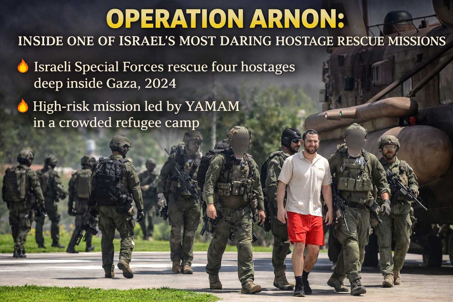 Operation Arnon: Inside One of Israel’s Most Daring Hostage Rescue Missions.